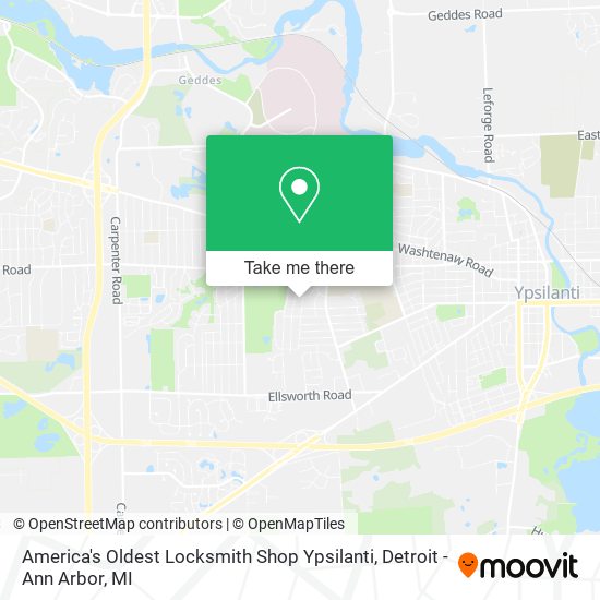 Mapa de America's Oldest Locksmith Shop Ypsilanti