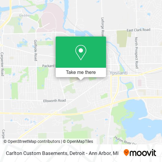 Mapa de Carlton Custom Basements