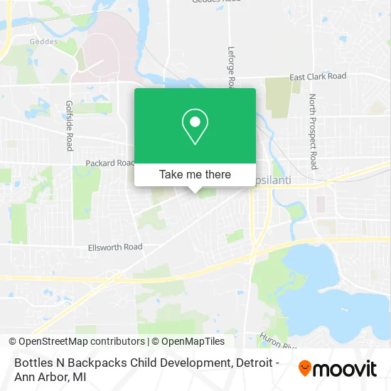 Mapa de Bottles N Backpacks Child Development