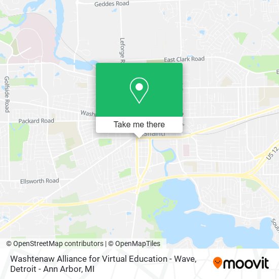 Mapa de Washtenaw Alliance for Virtual Education - Wave