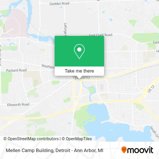 Mellen Camp Building map
