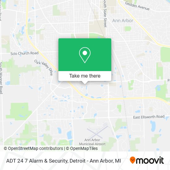 ADT 24 7 Alarm & Security map