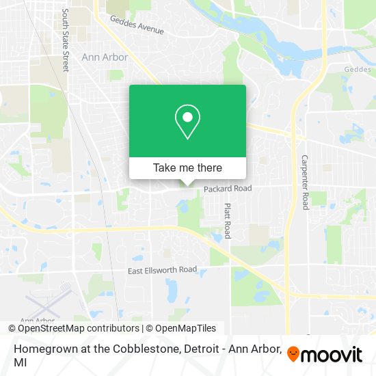 Mapa de Homegrown at the Cobblestone