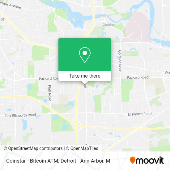 Coinstar - Bitcoin ATM map