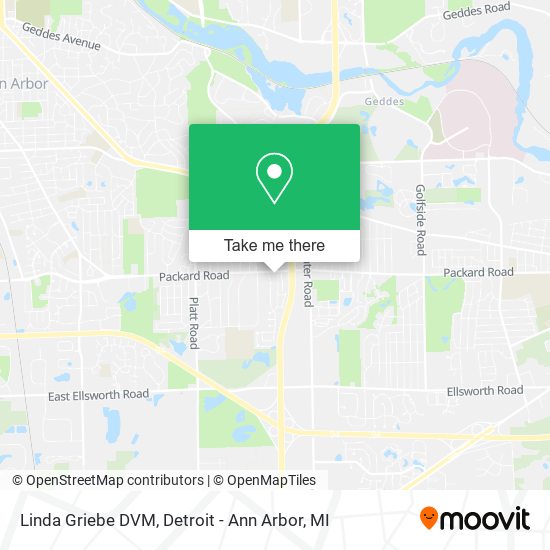 Mapa de Linda Griebe DVM