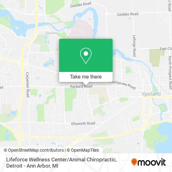 Lifeforce Wellness Center / Animal Chiropractic map