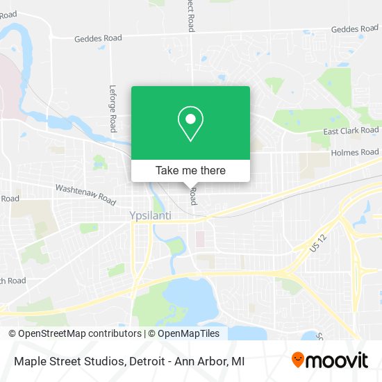 Mapa de Maple Street Studios