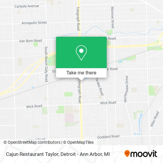 Mapa de Cajun Restaurant Taylor