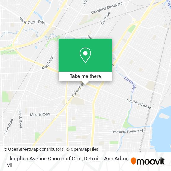 Cleophus Avenue Church of God map