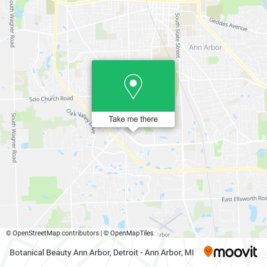 Botanical Beauty Ann Arbor map