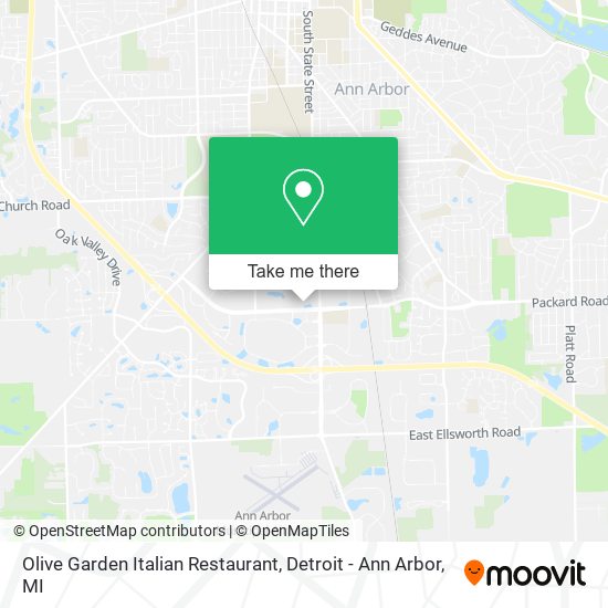 Olive Garden Italian Restaurant map