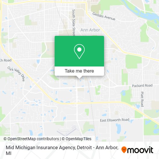 Mid Michigan Insurance Agency map