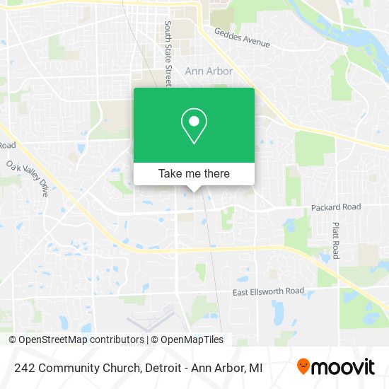 242 Community Church map