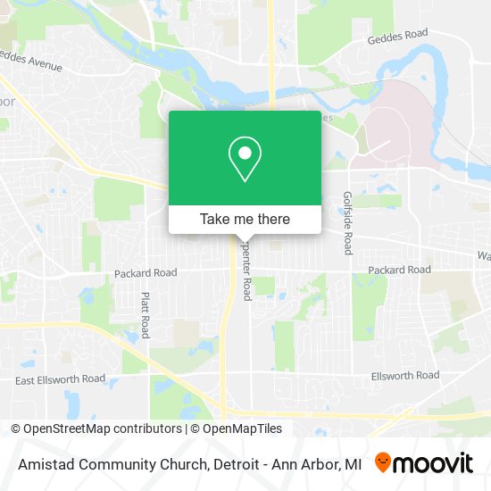 Mapa de Amistad Community Church