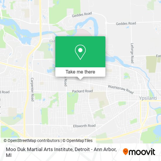 Mapa de Moo Duk Martial Arts Institute