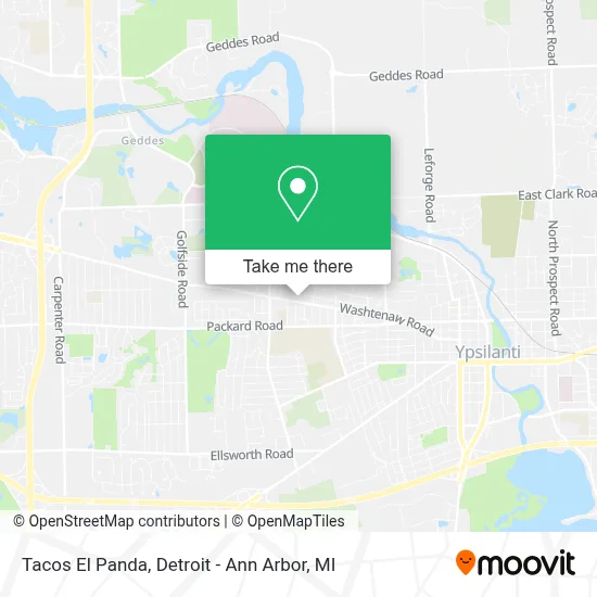 Tacos El Panda map