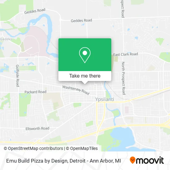Emu Build Pizza by Design map
