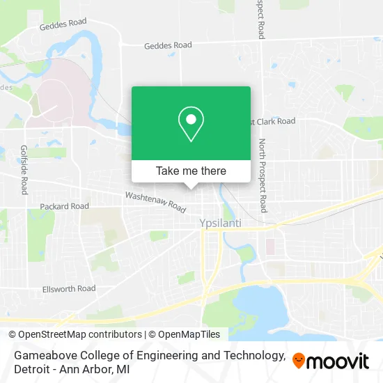 Gameabove College of Engineering and Technology map