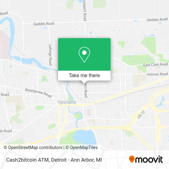 Cash2bitcoin ATM map