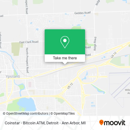 Coinstar - Bitcoin ATM map