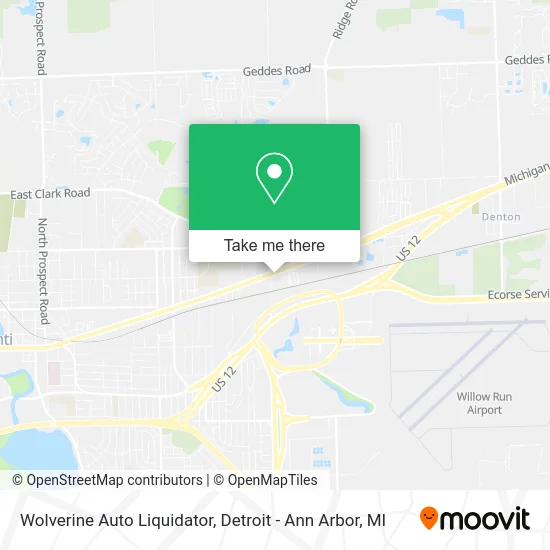Wolverine Auto Liquidator map