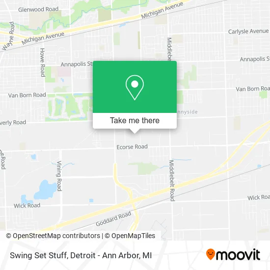 Swing Set Stuff map