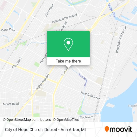Mapa de City of Hope Church