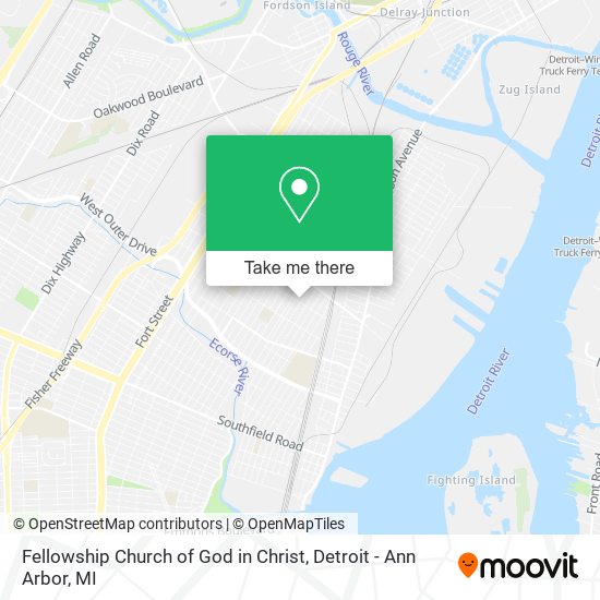 Fellowship Church of God in Christ map