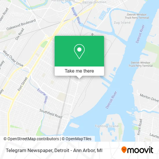 Telegram Newspaper map