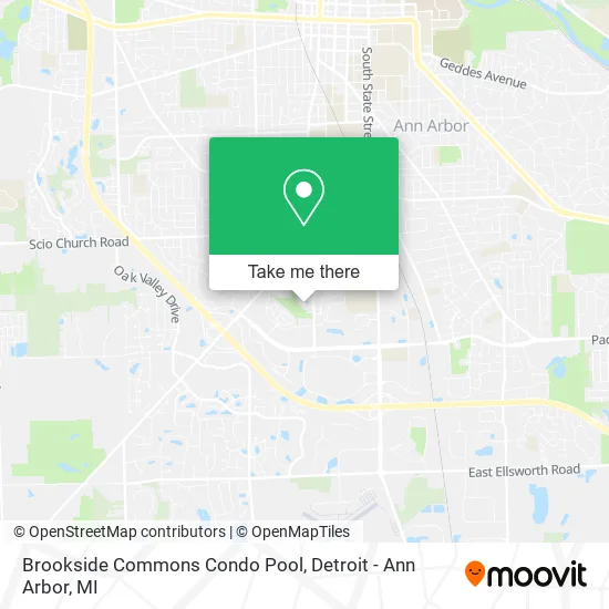 Brookside Commons Condo Pool map