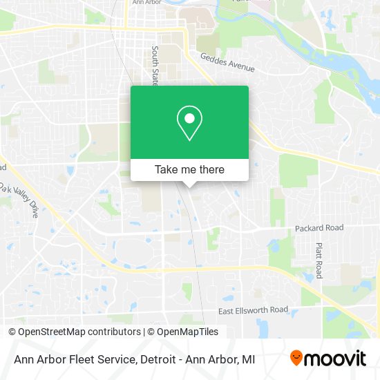 Ann Arbor Fleet Service map