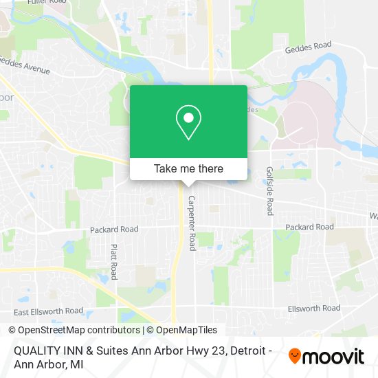 QUALITY INN & Suites Ann Arbor Hwy 23 map