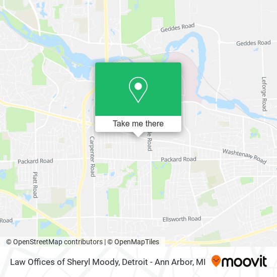 Mapa de Law Offices of Sheryl Moody