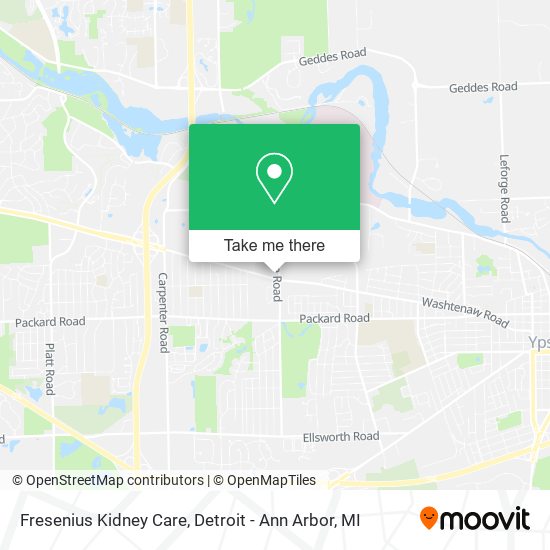 Fresenius Kidney Care map