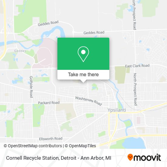 Cornell Recycle Station map