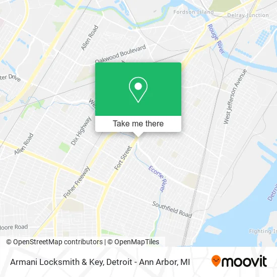 Mapa de Armani Locksmith & Key