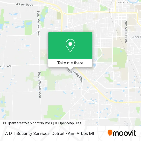 A D T Security Services map