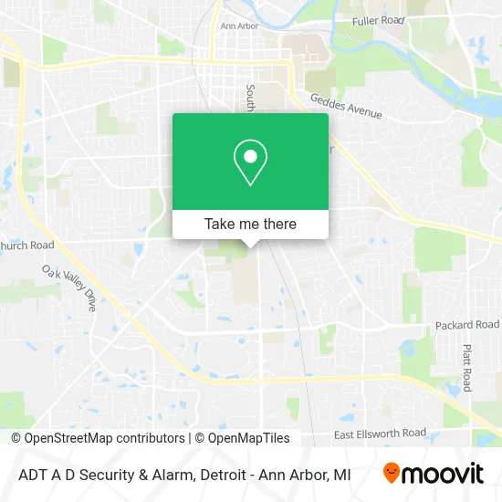 ADT A D Security & Alarm map
