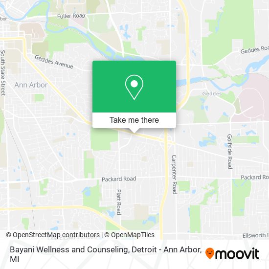 Mapa de Bayani Wellness and Counseling