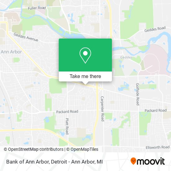 Mapa de Bank of Ann Arbor