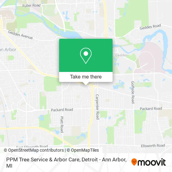 Mapa de PPM Tree Service & Arbor Care