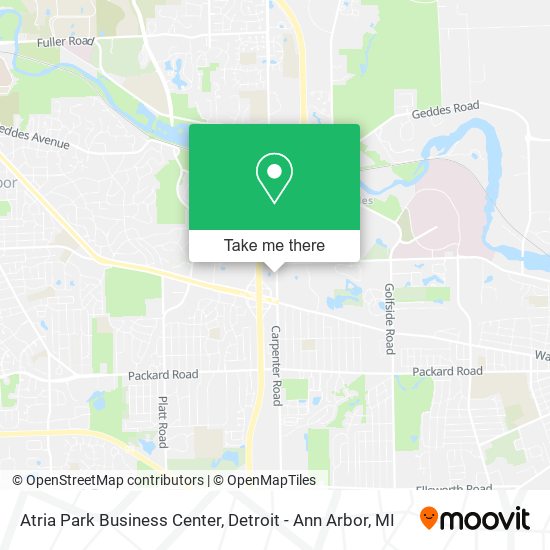 Mapa de Atria Park Business Center