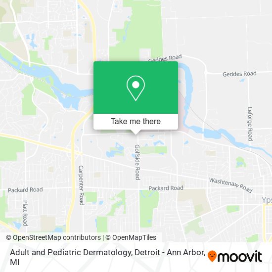 Adult and Pediatric Dermatology map