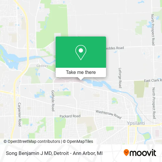 Song Benjamin J MD map