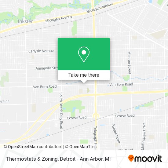 Mapa de Thermostats & Zoning