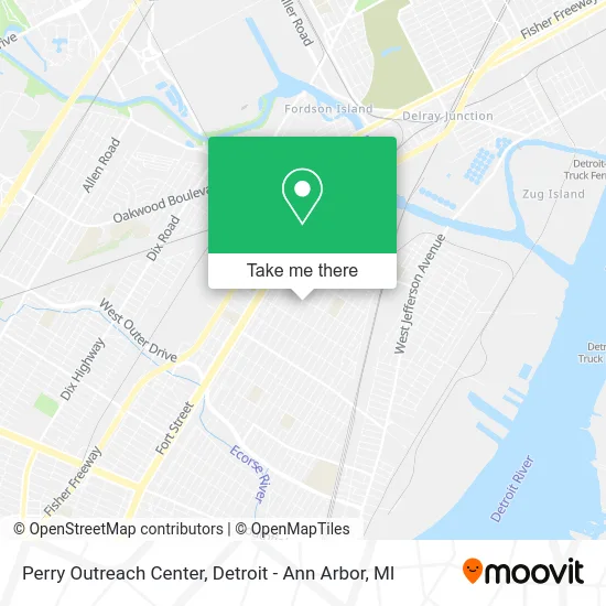 Perry Outreach Center map