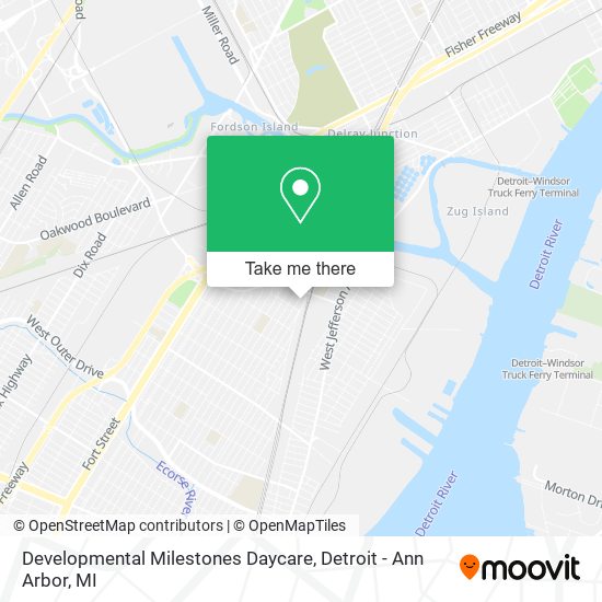 Developmental Milestones Daycare map
