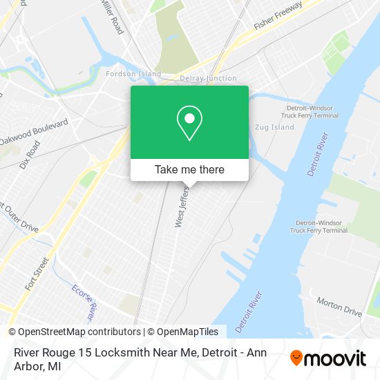 River Rouge 15 Locksmith Near Me map