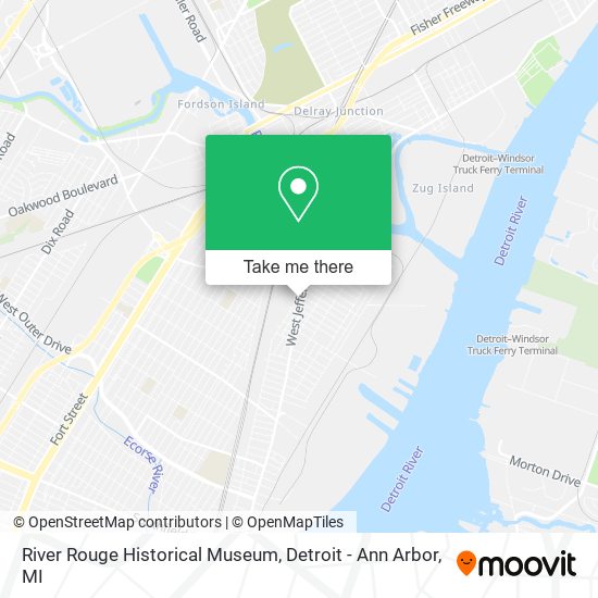 River Rouge Historical Museum map