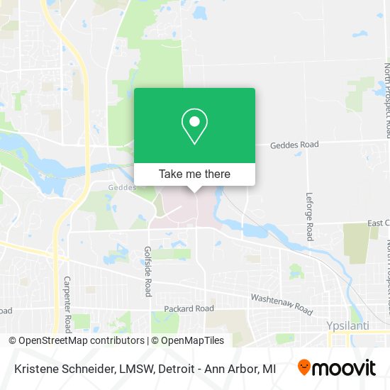 Kristene Schneider, LMSW map